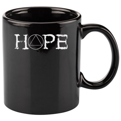 Sobriety Hope Recovery Alcoholic Abstinence Sober Aa Support 11oz C Handle Ceramic Mug