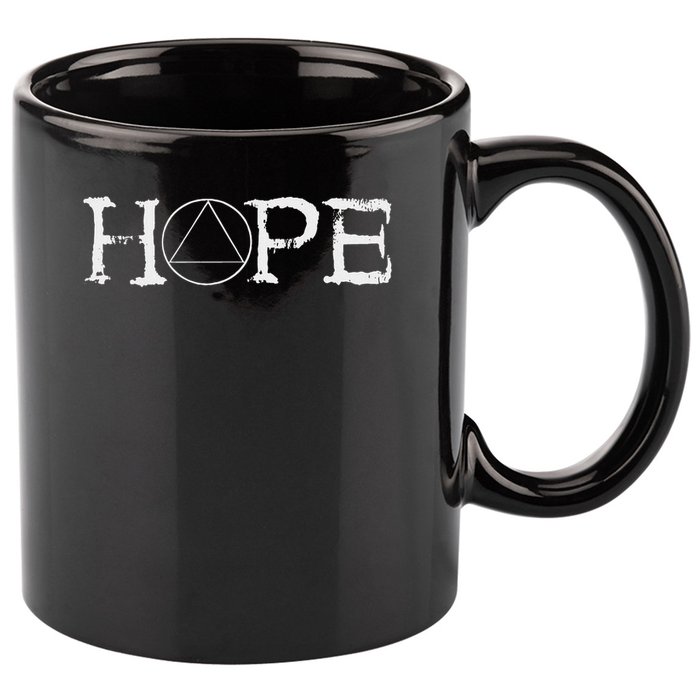 Sobriety Hope Recovery Alcoholic Abstinence Sober Aa Support 11oz C Handle Ceramic Mug
