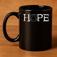 Sobriety Hope Recovery Alcoholic Abstinence Sober Aa Support 11oz C Handle Ceramic Mug