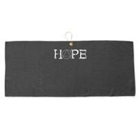 Sobriety Hope Recovery Alcoholic Abstinence Sober Aa Support Large Microfiber Waffle Golf Towel