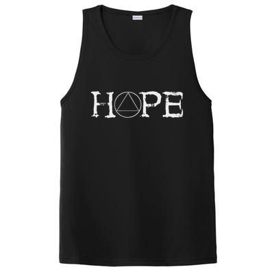 Sobriety Hope Recovery Alcoholic Abstinence Sober Aa Support PosiCharge Competitor Tank