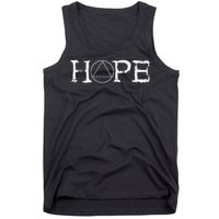 Sobriety Hope Recovery Alcoholic Abstinence Sober Aa Support Tank Top