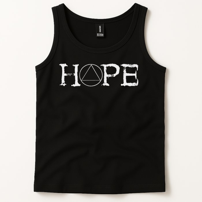 Sobriety Hope Recovery Alcoholic Abstinence Sober Aa Support Tank Top
