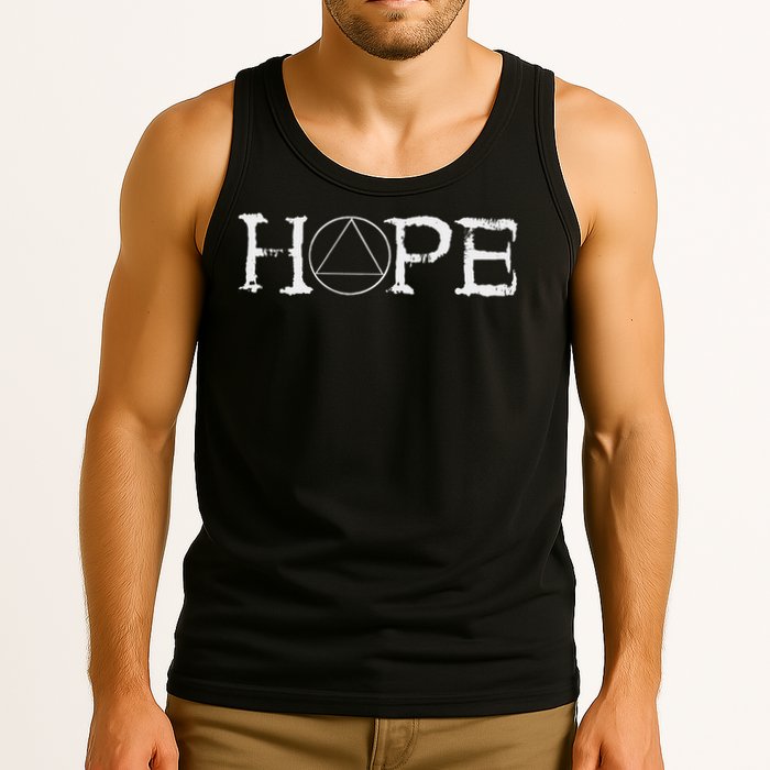 Sobriety Hope Recovery Alcoholic Abstinence Sober Aa Support Tank Top