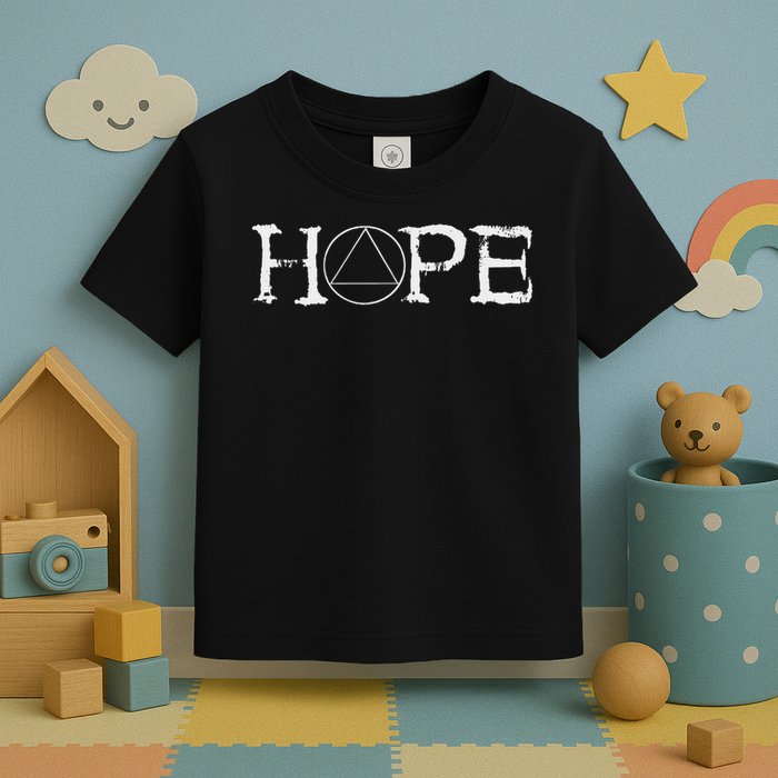 Sobriety Hope Recovery Alcoholic Abstinence Sober Aa Support Toddler T-Shirt