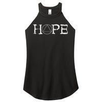 Sobriety Hope Recovery Alcoholic Abstinence Sober Aa Support Women's Perfect Tri Rocker Tank