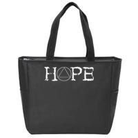 Sobriety Hope Recovery Alcoholic Abstinence Sober Aa Support Zip Tote Bag