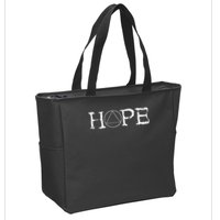 Sobriety Hope Recovery Alcoholic Abstinence Sober Aa Support Zip Tote Bag