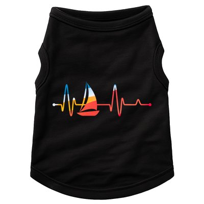 Sailing Heartbeat Retro Sailor Doggie Tank