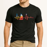 Sailing Heartbeat Retro Sailor Performance Shirt