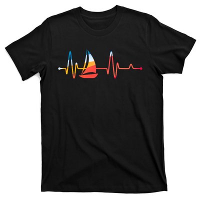 Sailing Heartbeat Retro Sailor T-Shirt