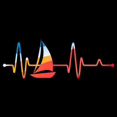 Sailing Heartbeat Retro Sailor T-Shirt