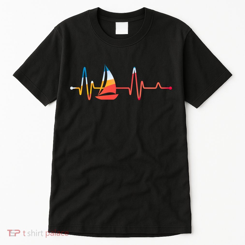 Sailing Heartbeat Retro Sailor Tall T-Shirt