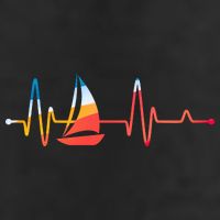 Sailing Heartbeat Retro Sailor Trucker Hat