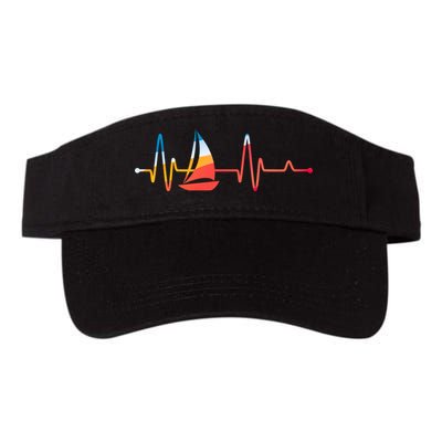 Sailing Heartbeat Retro Sailor Visor