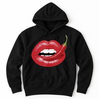 Sexy Hot Red Chili Pepper Lips Hoodie