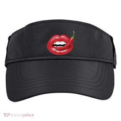Sexy Hot Red Chili Pepper Lips Adult Drive Performance Visor