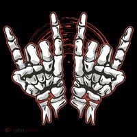 Skeleton Hands Rock And Roll Mug
