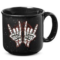 Skeleton Hands Rock And Roll 15oz Campfire Ceramic Mug