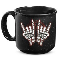 Skeleton Hands Rock And Roll 15oz Campfire Ceramic Mug