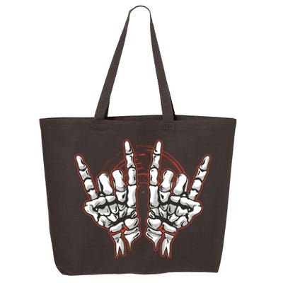 Skeleton Hands Rock And Roll 25L Jumbo Tote