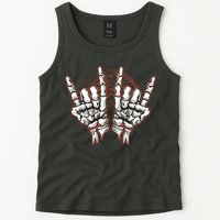 Skeleton Hands Rock And Roll Tank Top