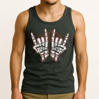 Skeleton Hands Rock And Roll Tank Top