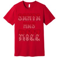 Santa Has Rizz Funny Gen Alpha Slang Christmas Teacher Premium T-Shirt