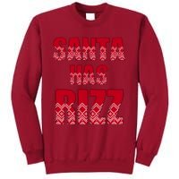 Santa Has Rizz Funny Gen Alpha Slang Christmas Teacher Tall Sweatshirt