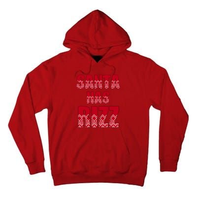 Santa Has Rizz Funny Gen Alpha Slang Christmas Teacher Tall Hoodie