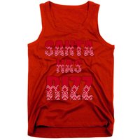 Santa Has Rizz Funny Gen Alpha Slang Christmas Teacher Tank Top