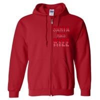 Santa Has Rizz Funny Gen Alpha Slang Christmas Teacher Full Zip Hoodie