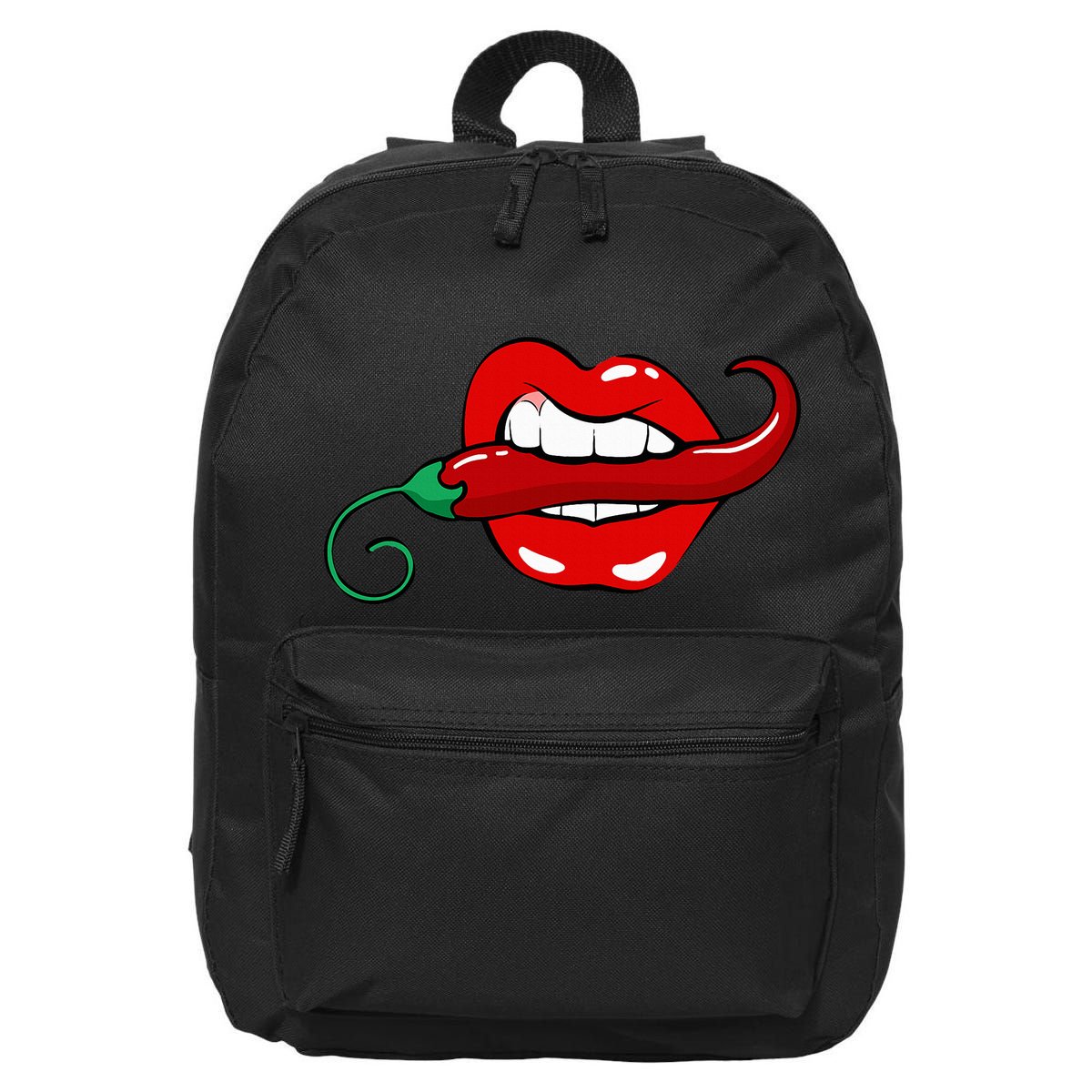 Sexy Hot Red Chili Pepper Lips 16 in Basic Backpack