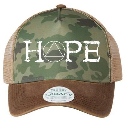 Sobriety Hope Recovery Alcoholic Sober Recover Aa Support Cool Gift Legacy Tie Dye Trucker Hat