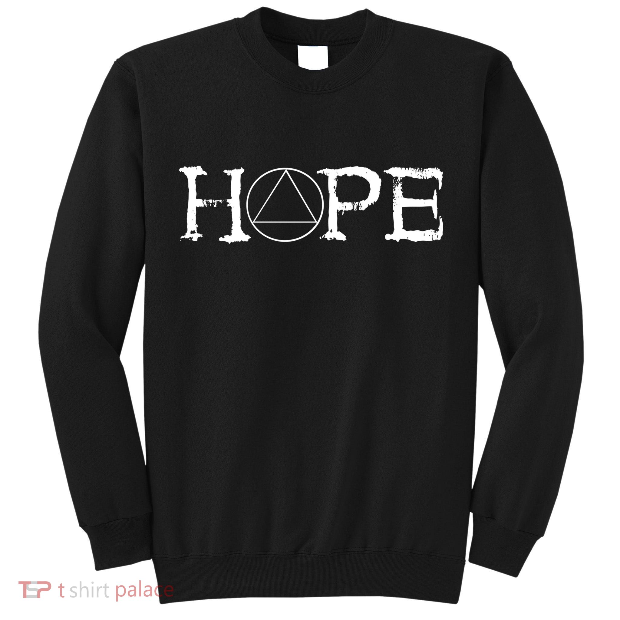 Sobriety Hope Recovery Alcoholic Sober Recover Aa Support Cool Gift Tall Sweatshirt