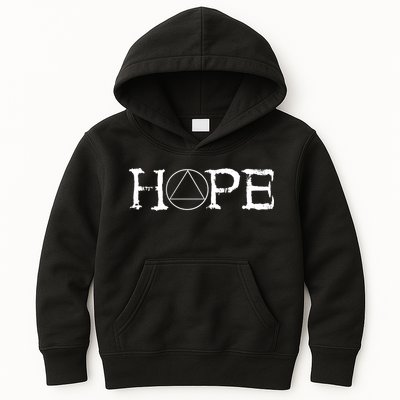 Sobriety Hope Recovery Alcoholic Sober Recover Aa Support Cool Gift Kids Hoodie