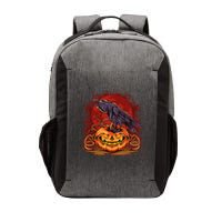 Spooky Halloween Raven Crow Jacklantern Pumpkin Vector Backpack