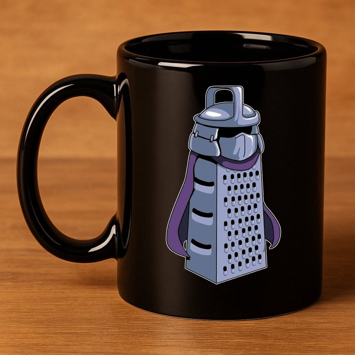 Shredder TMT Cartoon 11oz C Handle Ceramic Mug