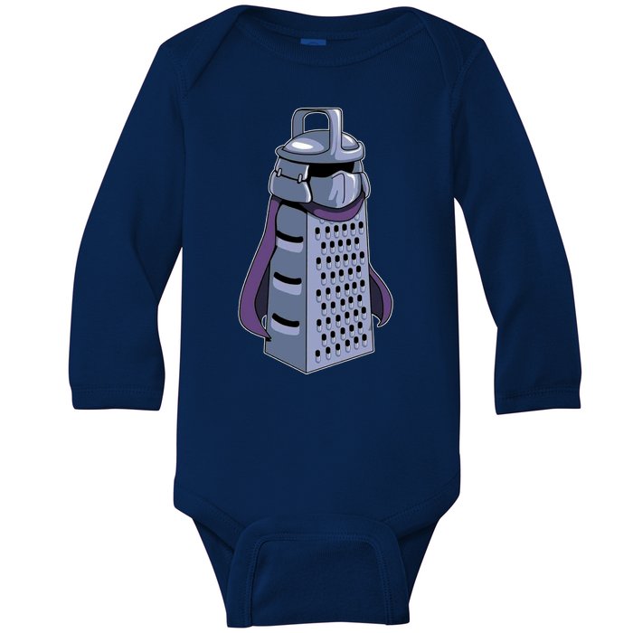 Shredder TMT Cartoon Baby Long Sleeve Bodysuit