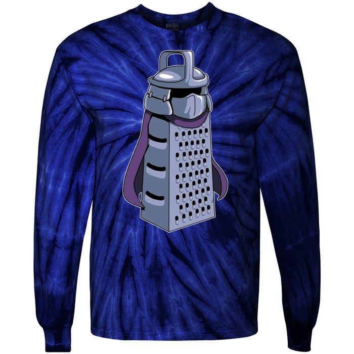 Shredder TMT Cartoon Tie-Dye Long Sleeve Shirt