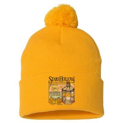 Stars Hollow Pom Pom 12in Knit Beanie