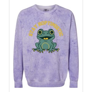 Stay Hoptimistic Colorblast Crewneck Sweatshirt