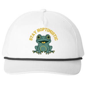 Stay Hoptimistic Snapback Five-Panel Rope Hat