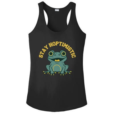 Stay Hoptimistic Ladies PosiCharge Competitor Racerback Tank