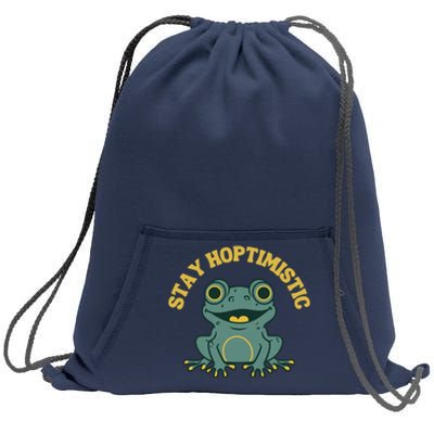 Stay Hoptimistic Sweatshirt Cinch Pack Bag