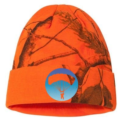 Skydiving Hobby Silhouette Kati Licensed 12" Camo Beanie