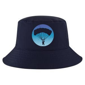 Skydiving Hobby Silhouette Cool Comfort Performance Bucket Hat