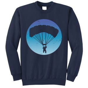 Skydiving Hobby Silhouette Sweatshirt