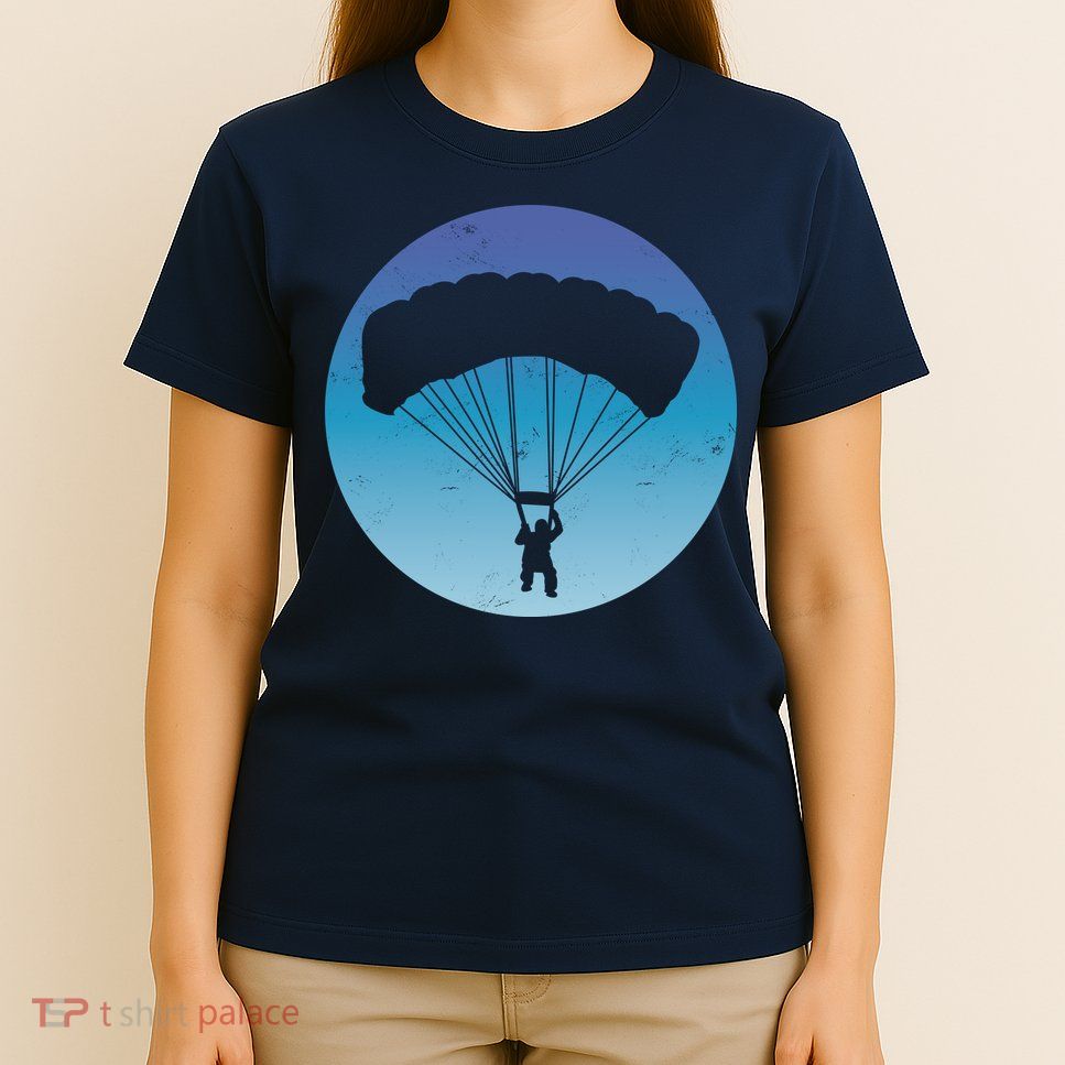 Skydiving Hobby Silhouette T-Shirt