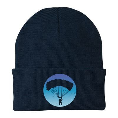 Skydiving Hobby Silhouette Beanie